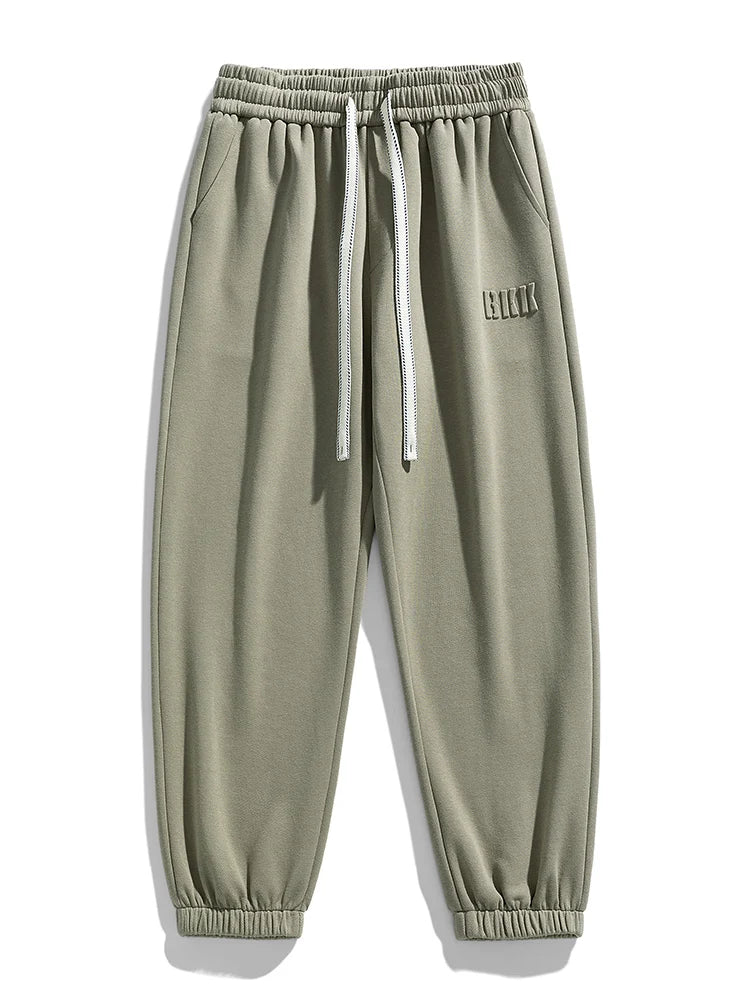 Men’s Big Size Hip Hop Jogger Sweatpants 6XL–8XL Loose Fit Cotton Blend Pants