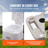 VEVOR Portable Camping Toilet – 3.2/5.3 Gal Waste Tank, 2.6/3.2 Gal Flush Tank, Pressurized Flush with Level Indicator – Compact, Durable & Odor-Free thumbnail 5