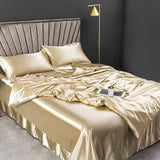 100% Pure Silk Bedding Set – Luxury Duvet Cover, Bed Sheet & Pillowcases thumbnail 40