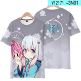 Anime 3D Graphic T-Shirt Unisex Short Sleeve Streetwear Tee for Kids & Adults thumbnail 22