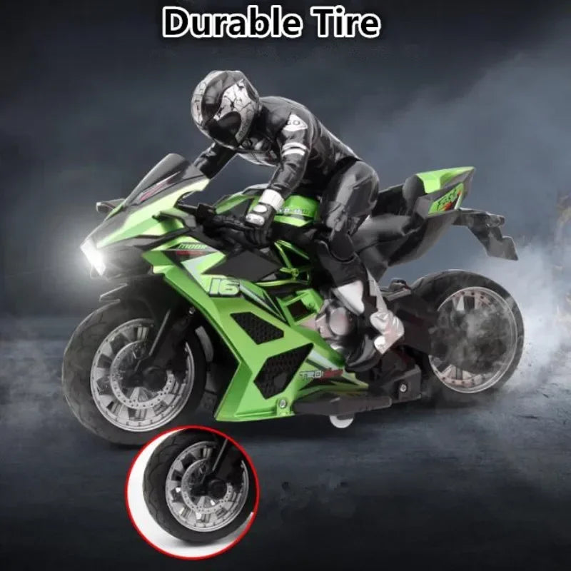 High Speed RC Stunt Motorbike – 360° Rotation Drift Remote Control Motorcycle Toy