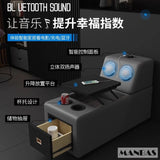 Modern Italian Genuine Leather Sectional Sofa with USB Charging & Bluetooth Speaker – MINGDIBAO Living Room Furniture thumbnail 4