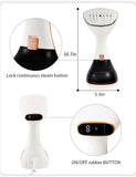 1800W Handheld Garment Steamer with Touch Screen Control and 320ml Water Tank thumbnail 13