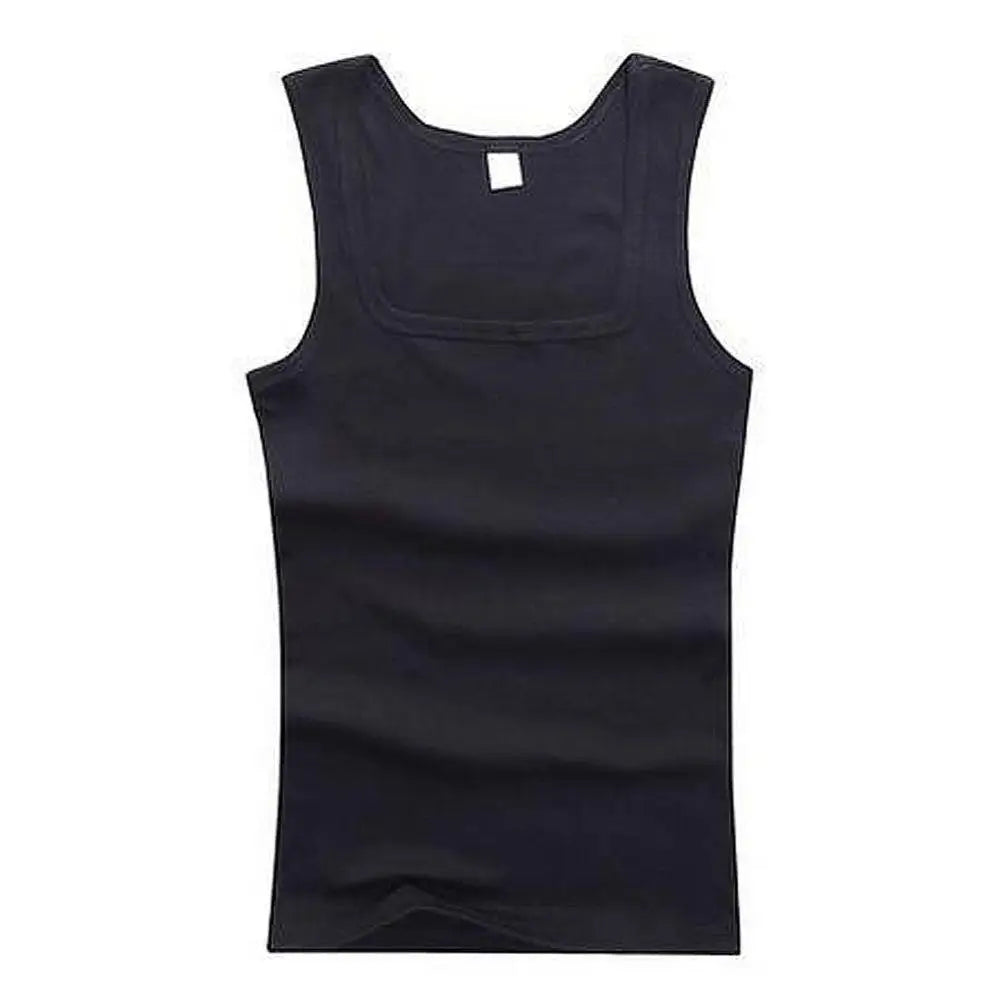 Men’s Sleeveless Cotton Fitness Tank Top – Breathable Summer Gym Vest