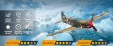 Volantex Spitfire RC Fighter Plane 400mm EPP Warbird – 4CH 2.4GHz RTF with XPilot Stabilization & One-Key Aerobatics thumbnail 15