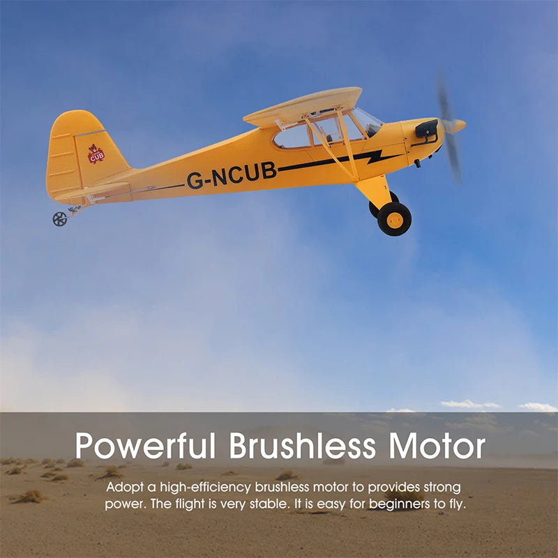 Hot Sale RC Plane RTF 2.4G Brushless Motor 3D/6G Remote Control Airplane Wltoys A160 Upgraded J3-CUB Ready To Fly
