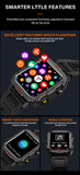 LAXASFIT Q11 Men’s Smart Watch with LED Flashlight, Fitness & Health Monitoring thumbnail 14