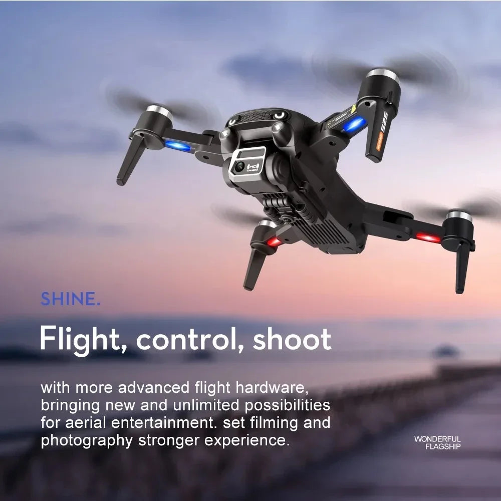 S2S Mini Drone 8K HD Camera with Obstacle Avoidance, Brushless Motor, Foldable RC Quadcopter for Kids
