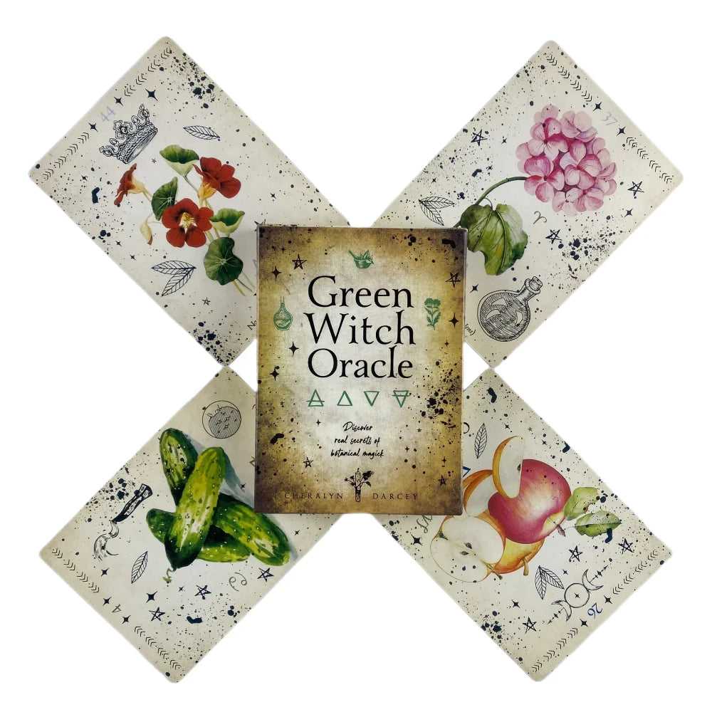 Green Witch Oracle Cards – Fortune-Telling & Divination Deck