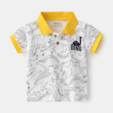 Fashion Kids Boys Polo Shirt – Luxury Stand Collar Summer Tee, Soft Breathable Cotton thumbnail 44