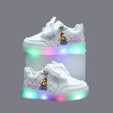Kpop Demon Hunter LED Sneakers for Kids – Luminous Anime Tennis Shoes for Girls & Boys thumbnail 24