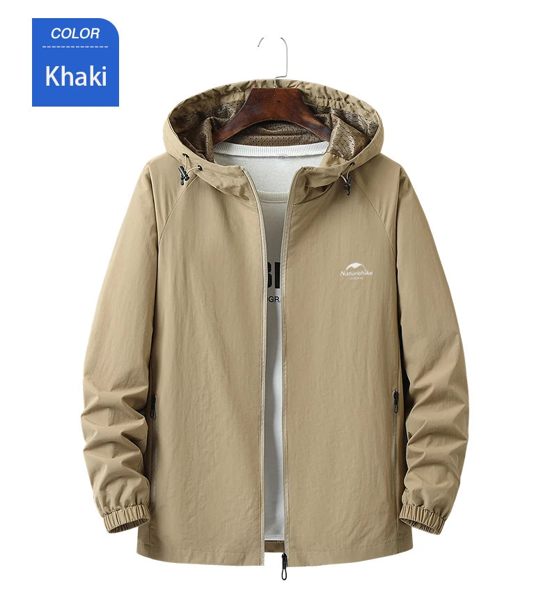 Naturehike Windbreaker Tactical Jacket – Waterproof Outdoor Hooded Softshell for Camping, Hiking & Adventure