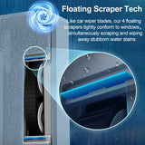 ABIR WD9 Robot Window Vacuum Cleaner 9000PA with 4-Way Water Spray & Laser Sensor thumbnail 3