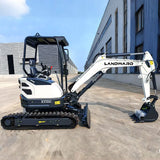LANDWARD CE Euro 5 Mini Excavator 3.5 Ton with Kubota Engine – Customizable Home & Farm Crawler Excavator thumbnail 3