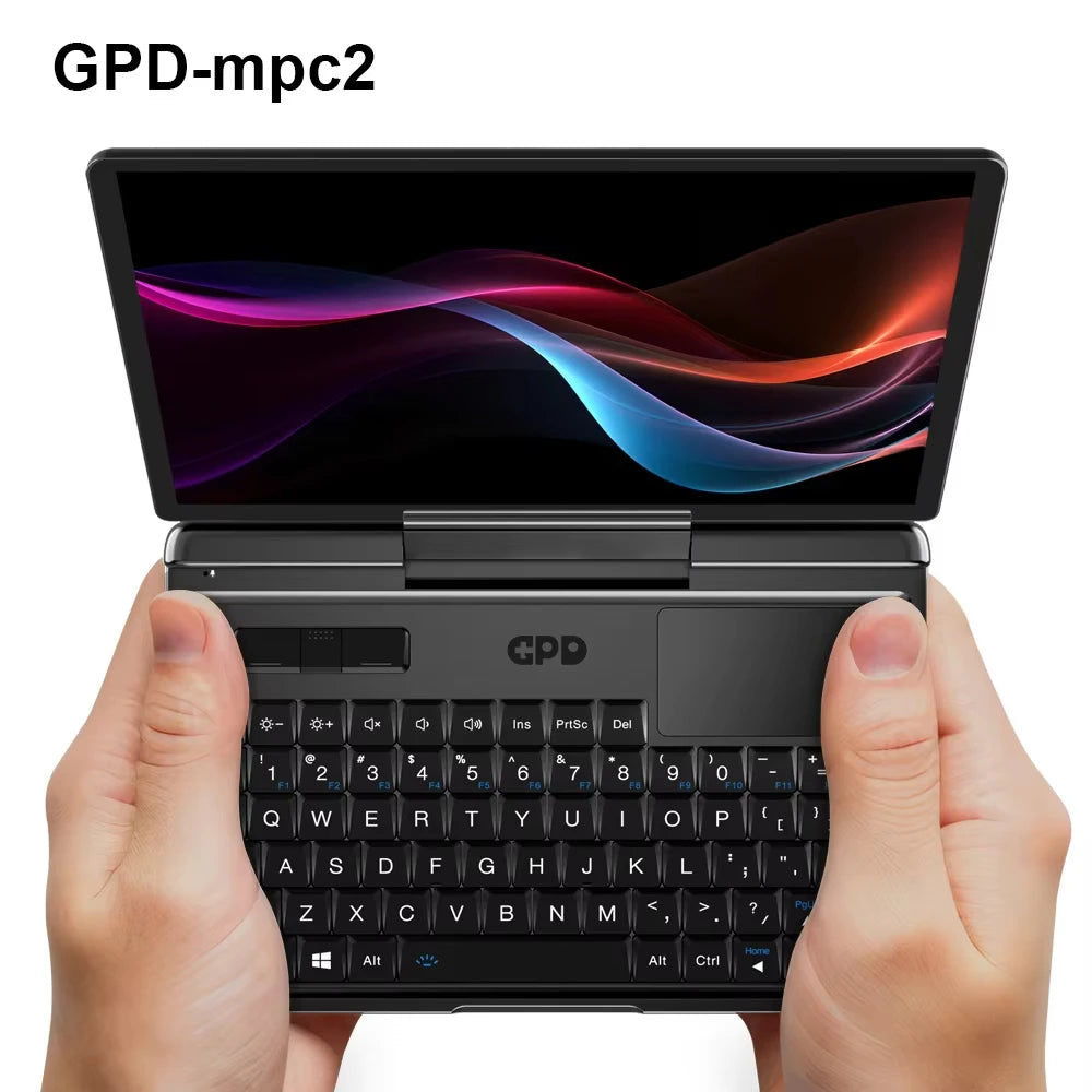 New 7-inch GPD MicroPC 2 Mini Laptop Intel Core i3-N300 16GB/512GB Windows 11 Portable Notebook