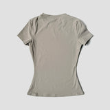 Women Seamless Yoga Top – Short Sleeve Fitness & Activewear Shirt thumbnail 14