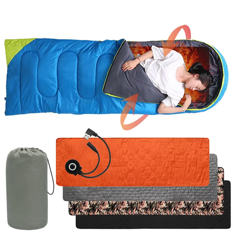 Outdoor Camping USB Heating Sleeping Mat — Stay Warm Anywhere, Anytime