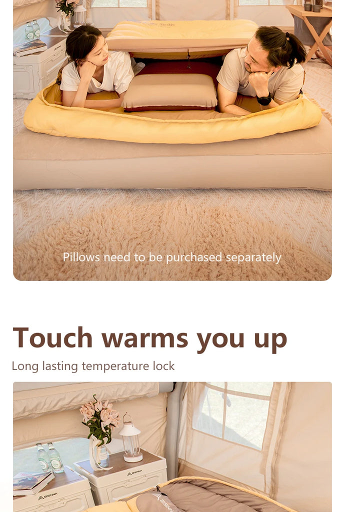 BSWOLF 2-Person Camping Sleeping Bag – Four Seasons, Portable & Warm