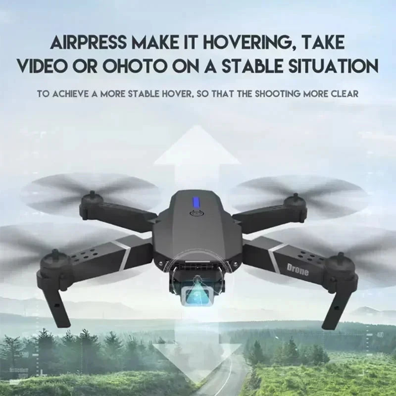 Professional E88 Pro 4K HD Camera Drone WiFi FPV Foldable RC Quadcopter Helicopter for Kids and Adults