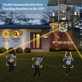 20MP 4-Lens Solar 4G Outdoor Security Camera with 60X Optical Zoom & Auto Tracking thumbnail 13