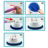 Electric Mop 180° Rotatable Round Broom – Adjustable Super Absorbent Floor & Window Cleaner for Hardwood, Tile & Bathroom thumbnail 11