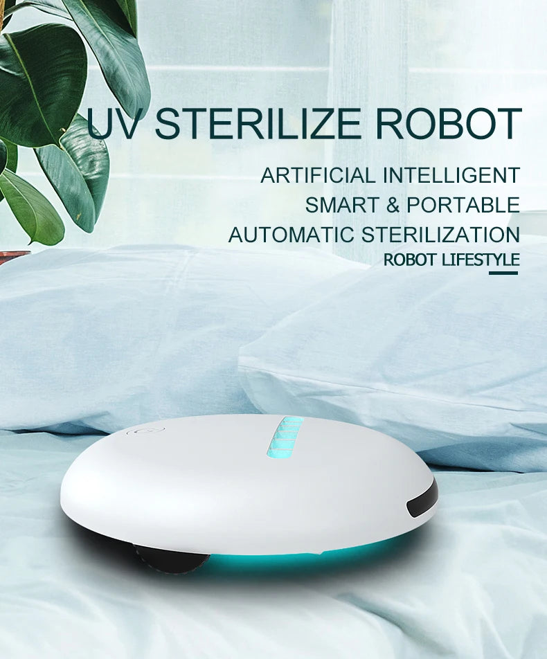 UV Bed Mite Removal Vacuum Cleaner Robot with UV Sterilization – Portable & Powerful Cleaner