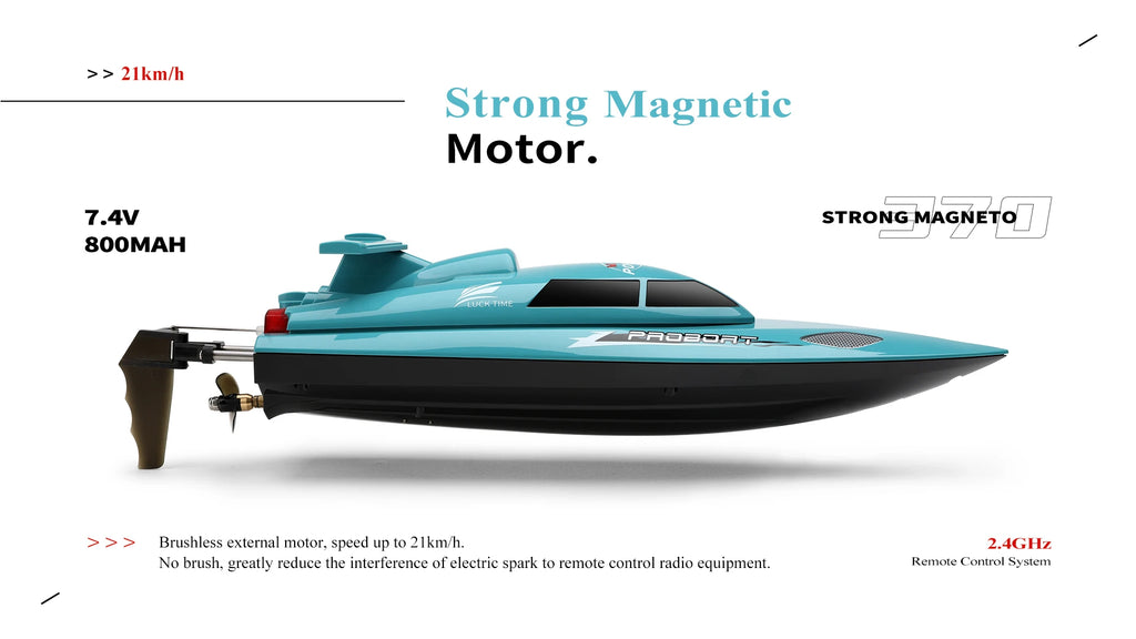 WL916 / WL912-A RC Speedboat 2.4GHz High-Speed Remote Control Racing Boat for Kids