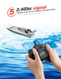 2.4G RC High Speed Racing Boat – Waterproof Double Motor Speedboat Toy (Model 805) thumbnail 16