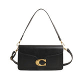 Women’s High-End Pure Color Square Shoulder Bag – Multi-Layer Minimalist Commuter Handbag thumbnail 5