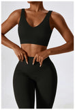 Seamless 2-Piece Women’s Yoga Set – Fitness Leggings & Sports Bra Workout Suit thumbnail 58
