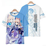 Genshin Impact Cartoon Kids T-Shirt – Unisex Short Sleeve Summer Tee for Boys & Girls thumbnail 14