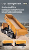 536 12-Channel 1:14 Alloy Remote Control 8-Wheel Heavy-Duty Engineering Dump Truck Toy with Lights thumbnail 16