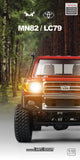 MN82 LC79 1:12 Retro 4WD RC Pickup Truck with LED Lights – Professional Remote Control Off-Road Model thumbnail 7