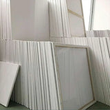 5pcs White Blank Square Artist Canvas Wooden Frame Cotton Boards for Oil, Acrylic & Watercolor Painting thumbnail 18