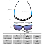 KENBO Kids UV400 Sport Goggles Sunglasses – Outdoor Cycling Mirror Glasses for Boys and Girls with Protective Case thumbnail 5