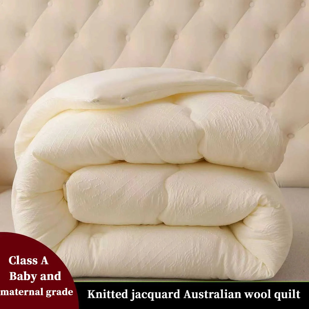 A-Class Australian Wool Quilt Thick Warm Winter Doona Four Season Quilted Quilt Core
