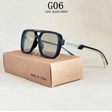 ZUIDID Vintage Square Sunglasses UV400 Travel Fashion Glasses for Men and Women Model 02056 thumbnail 12