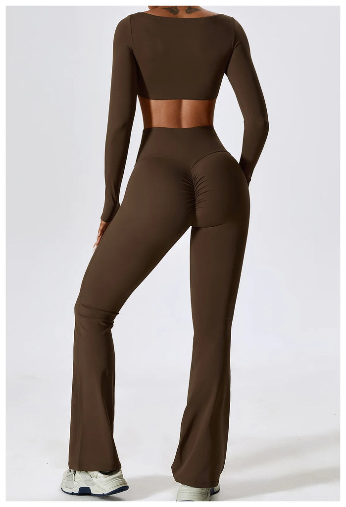 Seamless 2-Piece Women’s Yoga Set – Fitness Leggings & Sports Bra Workout Suit