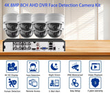 8CH 4K AHD DVR CCTV System with 8MP Dome Cameras – IR Night Vision, Face & Motion Detection thumbnail 7