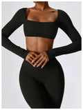 Seamless 2-Piece Women’s Yoga Set – Fitness Leggings & Sports Bra Workout Suit thumbnail 29