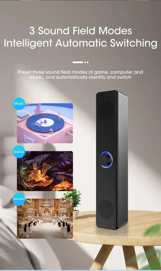 K2852 Series Home Theater Sound System Bluetooth 3D Surround Soundbar PC Speaker for TV with Subwoofer Stereo Music Box