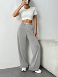 Autumn & Winter Women’s Elastic Waist Wide Leg Casual Pants thumbnail 31