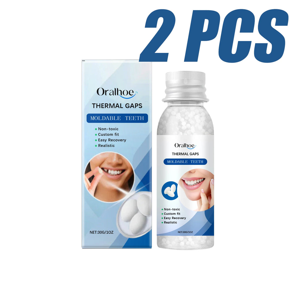 Oralhoe Resin Tooth Repair Glue – Shapeable DIY Temporary Tooth Filling & Gap Repair Kit