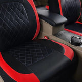 All Season Quilted PU Leather Car Seat Cover Set – Full Surround Waterproof Universal Fit for Sedan, SUV & Pick-Up Truck thumbnail 20