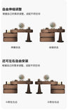 Luxury Modern Bedroom Dressing Table with Mirror, Makeup Stool, and Storage Drawers thumbnail 15