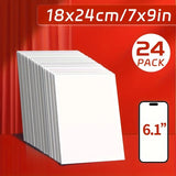 24 Pack 7x9 Inch Blank Painting Canvas Panels by Marie’s – Art Boards for Acrylic, Gouache & Oil Painting thumbnail 11