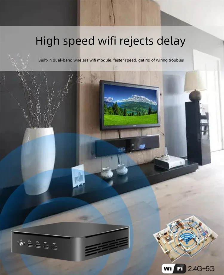 Core i9-9880H Mini Desktop PC – High-Performance Gaming & Office Mini Host