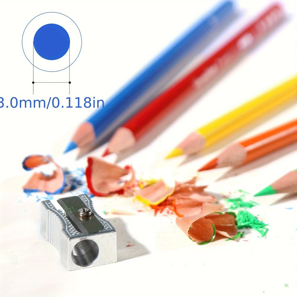 72/120/180/260 Color Lead Pencil Set – Vibrant Watercolor-Style Erasable Art Pencils for Artists & Beginners