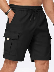 Summer Men’s Lightweight Cargo Shorts – Multi-Pocket Casual Outdoor Jogging Shorts