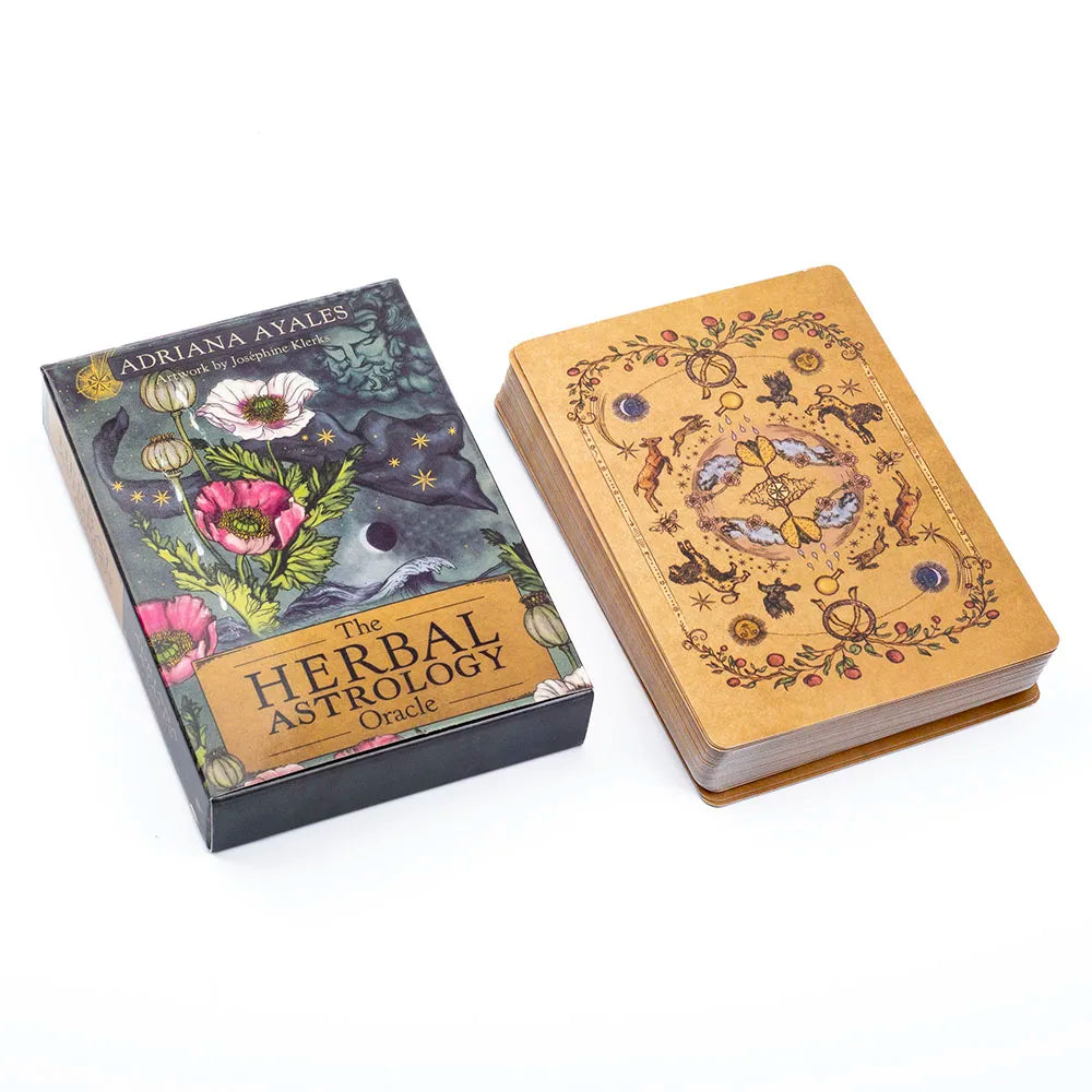 Herbal Astrology Oracle Card Deck – 55 Cards for Plant Healing & Astrological Wisdom